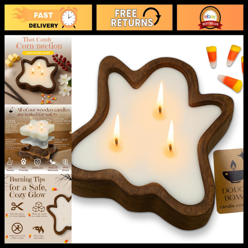 Halloween ghost candles - halloween,